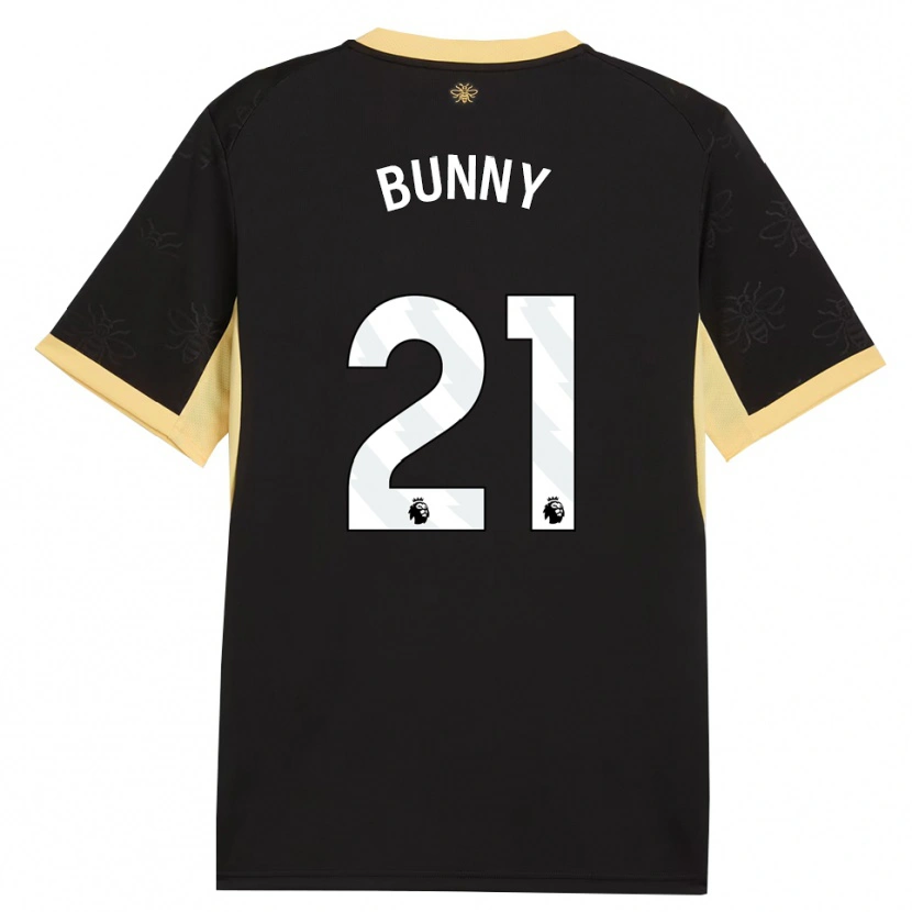 Danxen Mænd Khadija Shaw #21 Sort Gul Udebane Spillertrøjer 2026/27 Trøje T-Shirt