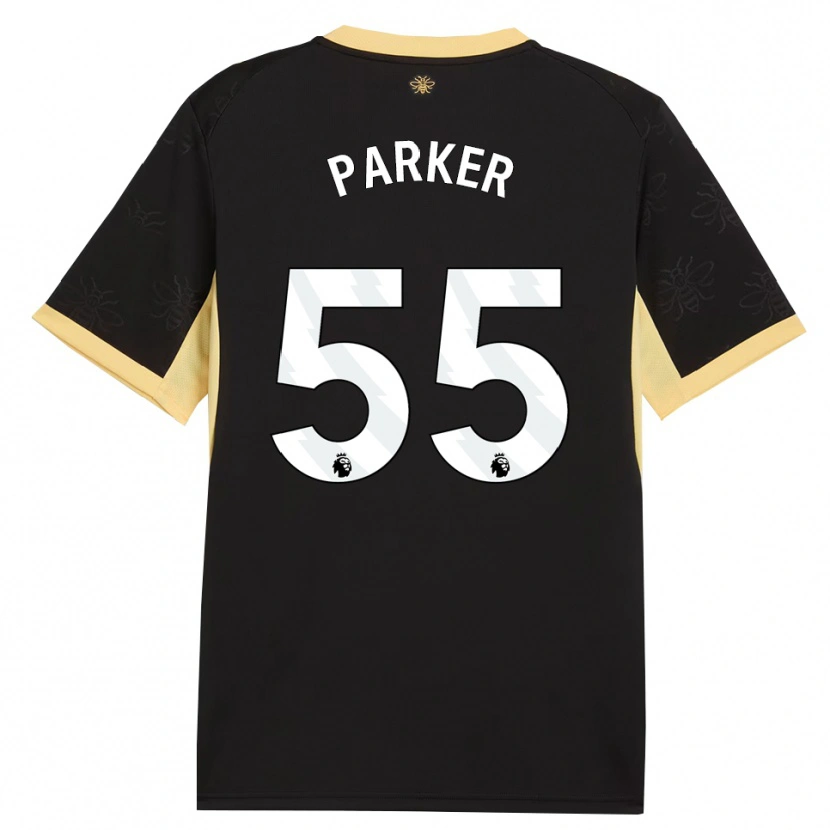 Danxen Mænd Harrison Parker #55 Sort Gul Udebane Spillertrøjer 2026/27 Trøje T-Shirt
