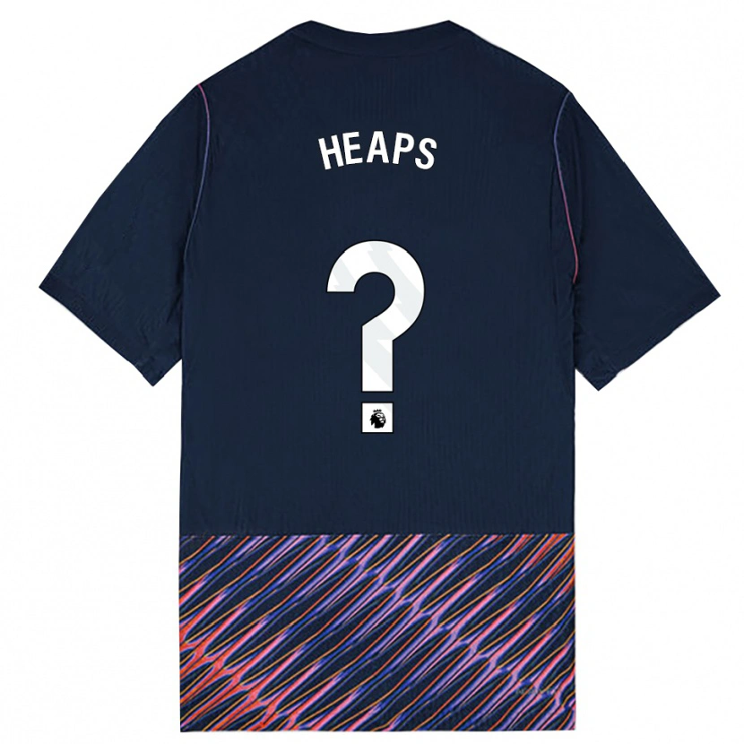 Danxen Mænd Billy Heaps #0 Kongeblå Hvid Udebane Spillertrøjer 2026/27 Trøje T-Shirt