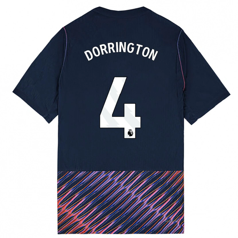 Danxen Mænd Alfie Dorrington #4 Kongeblå Hvid Udebane Spillertrøjer 2026/27 Trøje T-Shirt