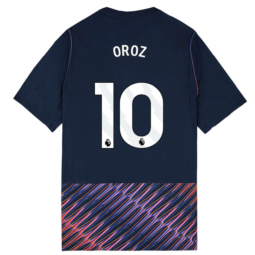 Danxen Mænd Maite Oroz #10 Kongeblå Hvid Udebane Spillertrøjer 2026/27 Trøje T-Shirt