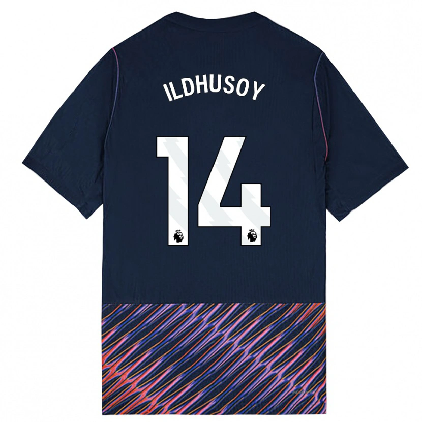 Danxen Mænd Celin Bizet Ildhusøy #14 Kongeblå Hvid Udebane Spillertrøjer 2026/27 Trøje T-Shirt