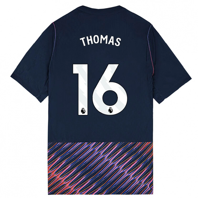 Danxen Mænd Cameron Thomas #16 Kongeblå Hvid Udebane Spillertrøjer 2026/27 Trøje T-Shirt