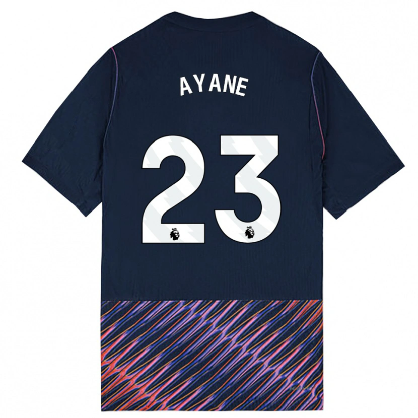 Danxen Mænd Rosella Ayane #23 Kongeblå Hvid Udebane Spillertrøjer 2026/27 Trøje T-Shirt