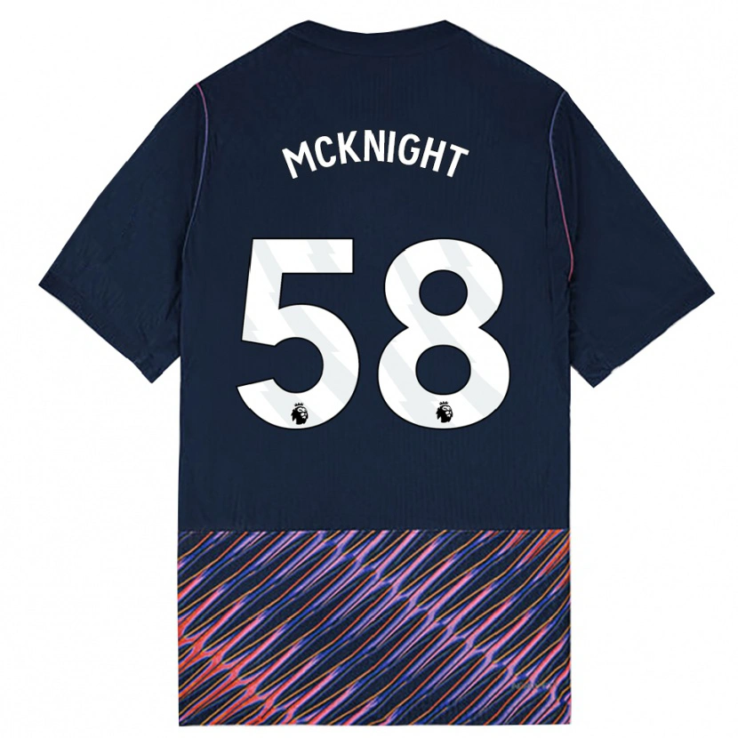 Danxen Mænd Maxwell Mcknight #58 Kongeblå Hvid Udebane Spillertrøjer 2026/27 Trøje T-Shirt