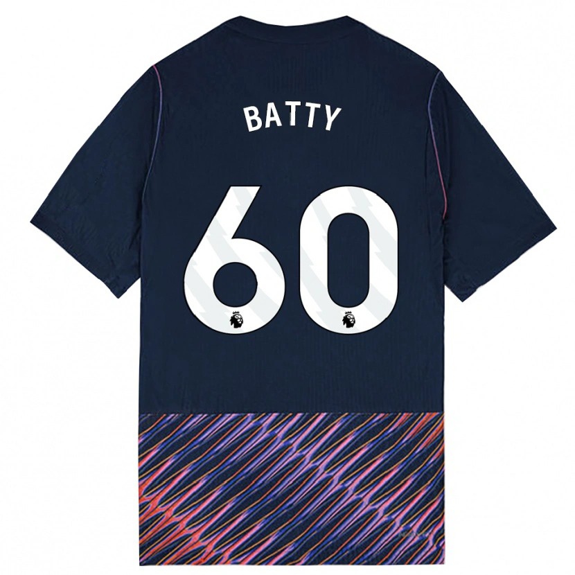 Danxen Mænd Dan Batty #60 Kongeblå Hvid Udebane Spillertrøjer 2026/27 Trøje T-Shirt