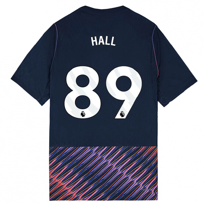 Danxen Mænd Tye Hall #89 Kongeblå Hvid Udebane Spillertrøjer 2026/27 Trøje T-Shirt