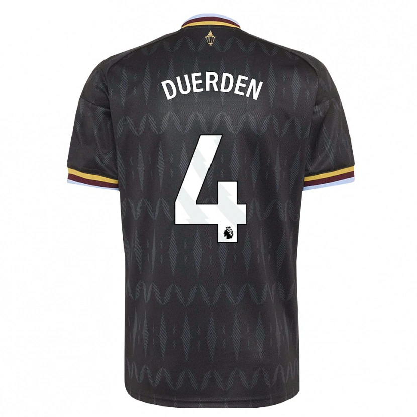 Danxen Mænd Archie Duerden #4 Kornblomstblå Sort Gul Udebane Spillertrøjer 2026/27 Trøje T-Shirt