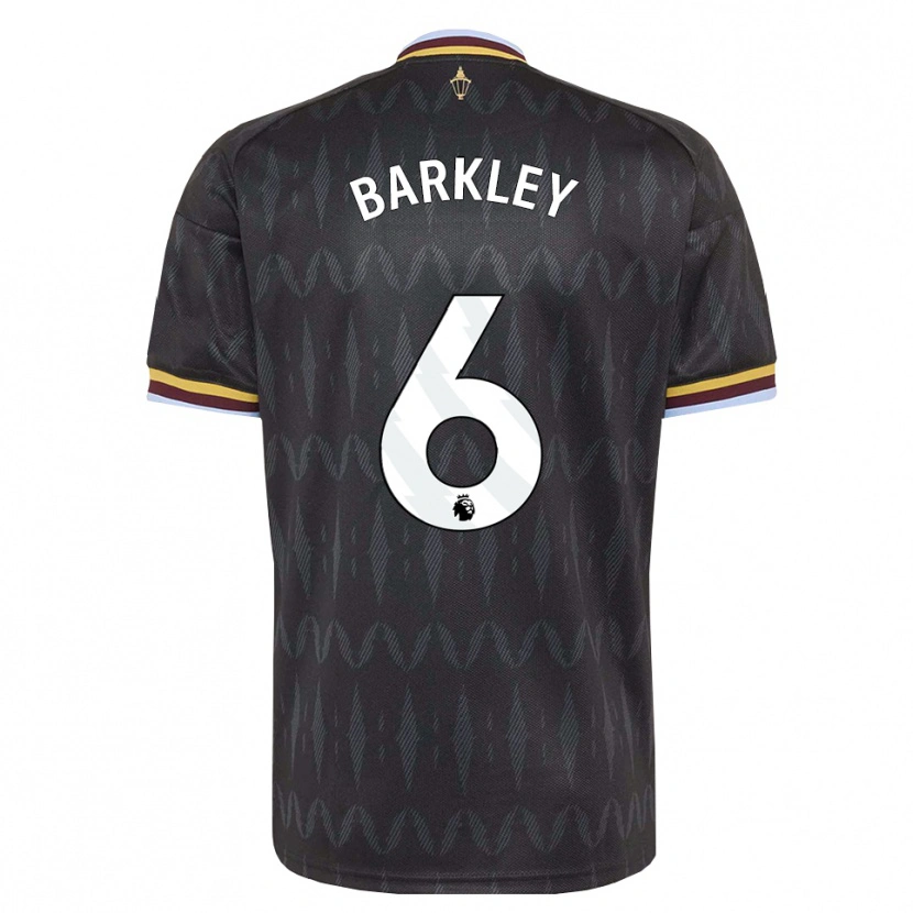 Danxen Mænd Ross Barkley #6 Kornblomstblå Sort Gul Udebane Spillertrøjer 2026/27 Trøje T-Shirt