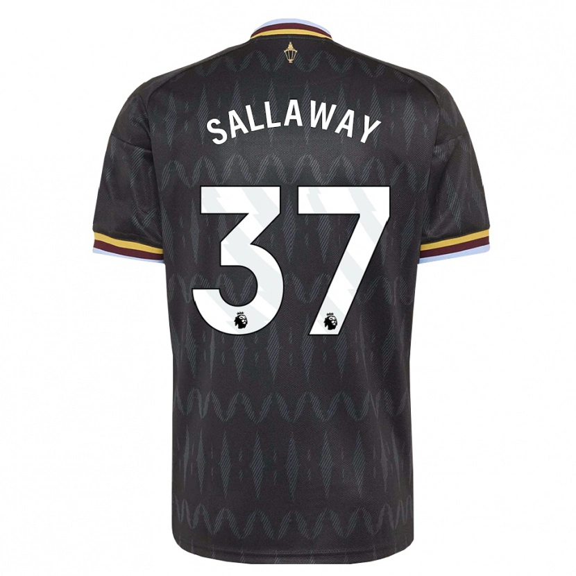 Danxen Mænd Lydia Sallaway #37 Kornblomstblå Sort Gul Udebane Spillertrøjer 2026/27 Trøje T-Shirt