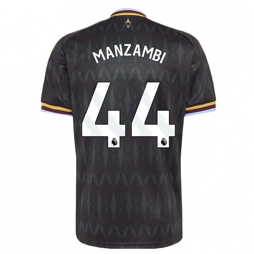 Danxen Mænd Johan Manzambi #44 Kornblomstblå Sort Gul Udebane Spillertrøjer 2026/27 Trøje T-Shirt
