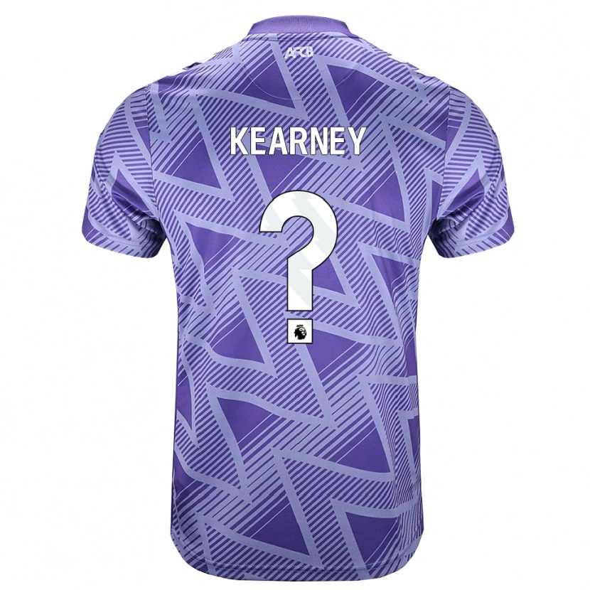 Danxen Mænd Damani Kearney #0 Blegviolrød Hvid Udebane Spillertrøjer 2026/27 Trøje T-Shirt