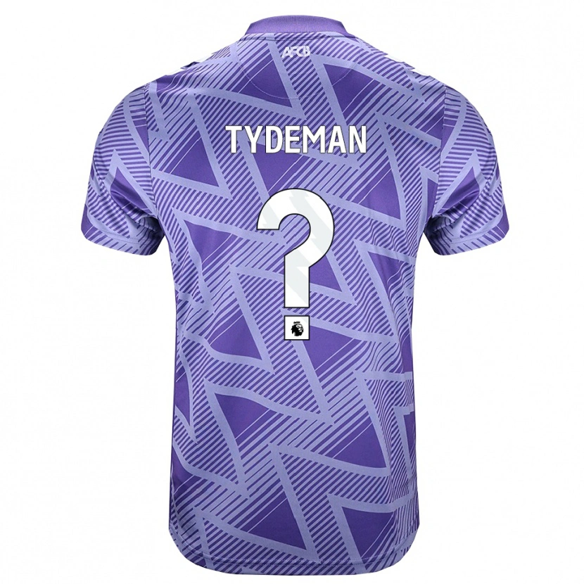 Danxen Mænd Kian Tydeman #0 Blegviolrød Hvid Udebane Spillertrøjer 2026/27 Trøje T-Shirt