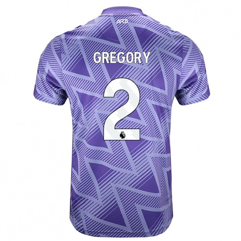 Danxen Mænd Karlos Gregory #2 Blegviolrød Hvid Udebane Spillertrøjer 2026/27 Trøje T-Shirt