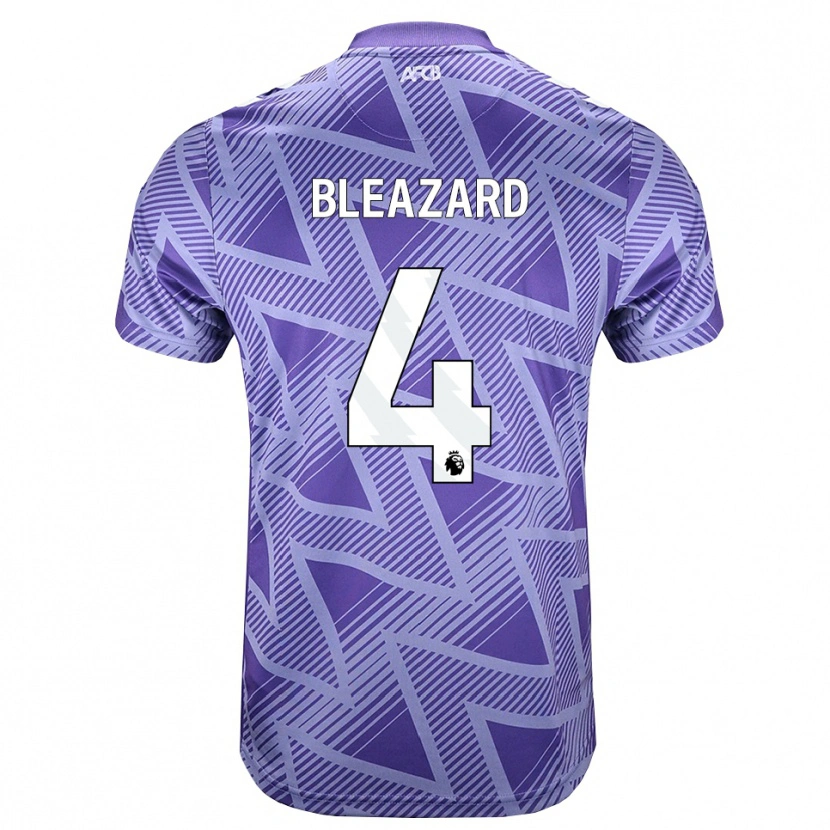 Danxen Mænd Helen Bleazard #4 Blegviolrød Hvid Udebane Spillertrøjer 2026/27 Trøje T-Shirt