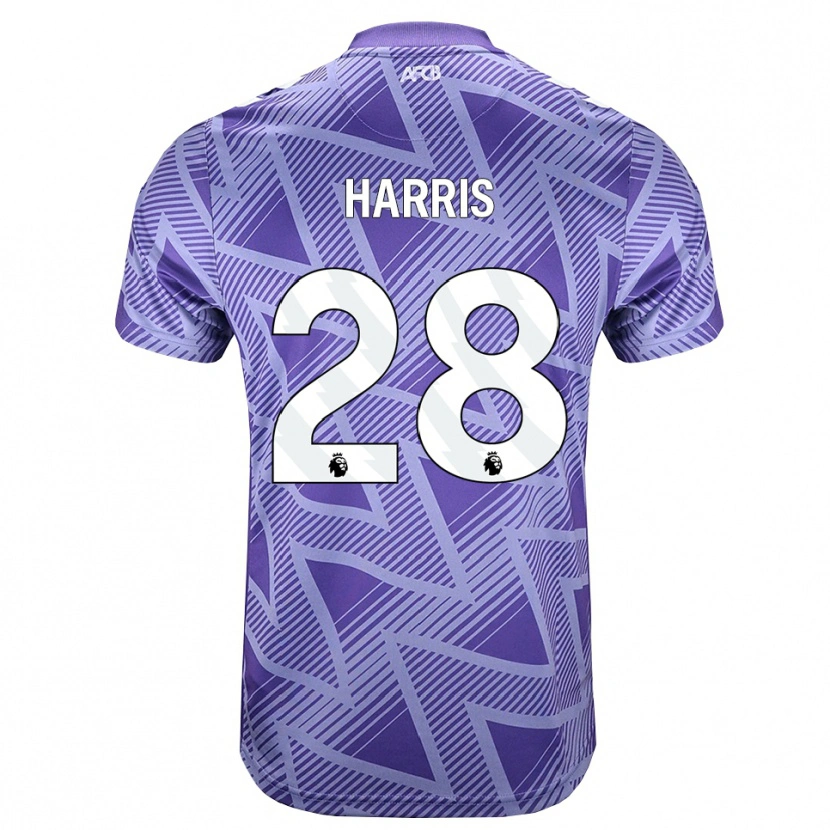Danxen Mænd Charlotte Harris #28 Blegviolrød Hvid Udebane Spillertrøjer 2026/27 Trøje T-Shirt