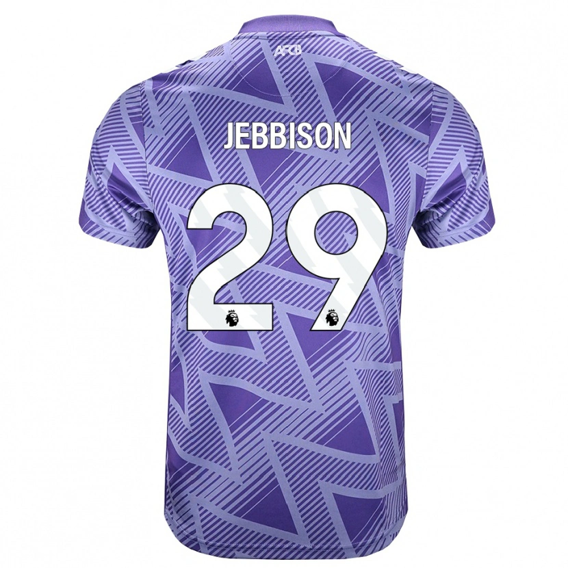 Danxen Mænd Daniel Jebbison #29 Blegviolrød Hvid Udebane Spillertrøjer 2026/27 Trøje T-Shirt