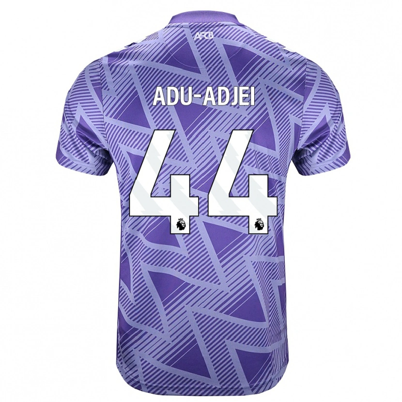 Danxen Mænd Daniel Adu-Adjei #44 Blegviolrød Hvid Udebane Spillertrøjer 2026/27 Trøje T-Shirt