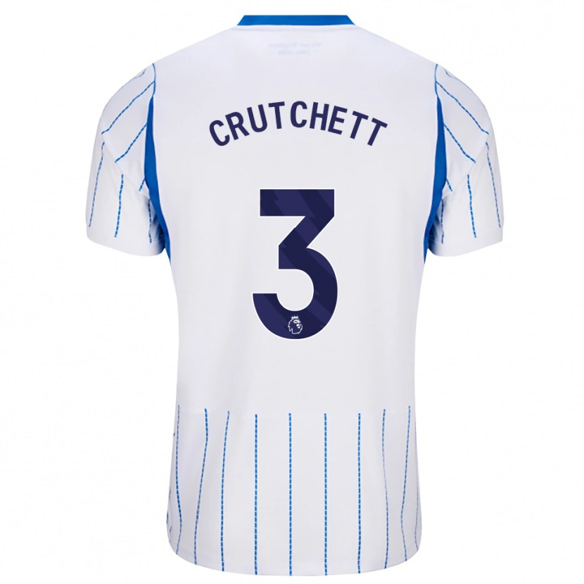 Danxen Mænd Liam Crutchett #3 Jægerblå Hvid Udebane Spillertrøjer 2026/27 Trøje T-Shirt