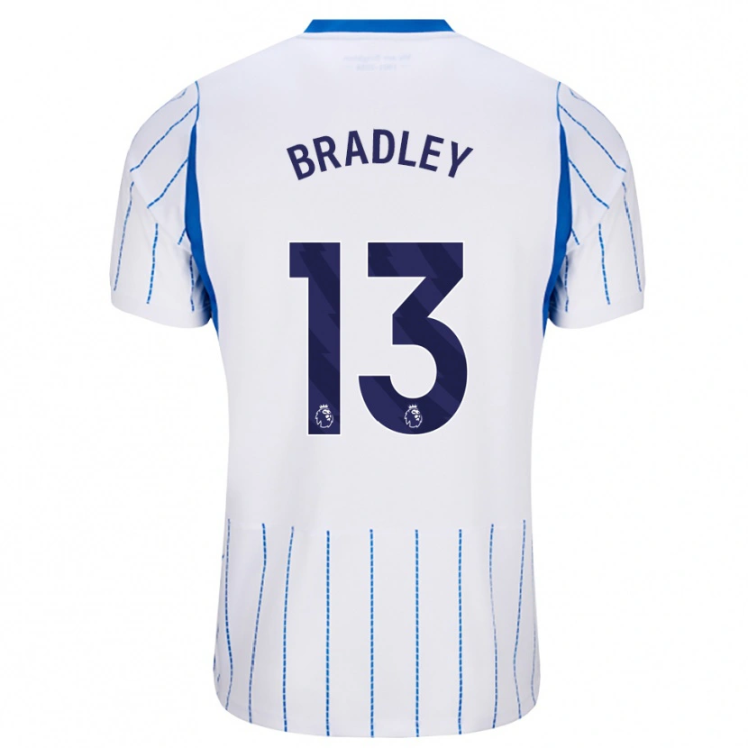 Danxen Mænd Cash Bradley #13 Jægerblå Hvid Udebane Spillertrøjer 2026/27 Trøje T-Shirt