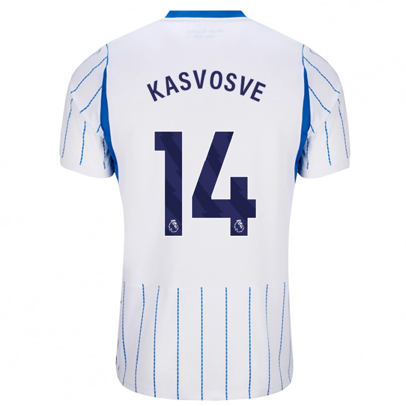 Danxen Mænd Henry Kasvosve #14 Jægerblå Hvid Udebane Spillertrøjer 2026/27 Trøje T-Shirt