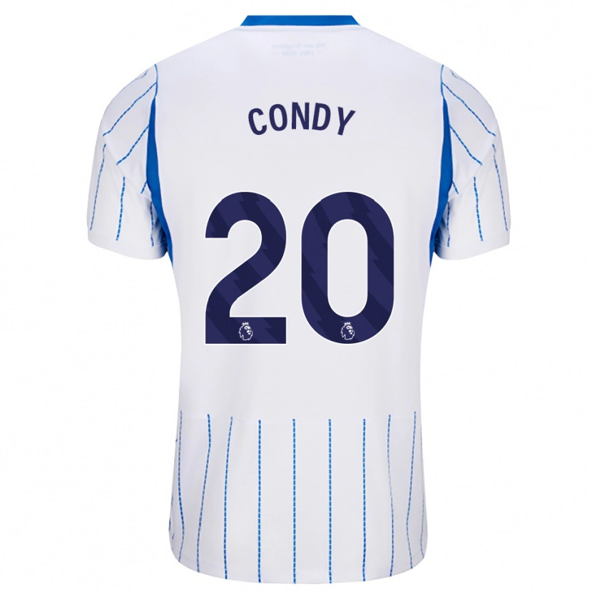 Danxen Mænd Chris Condy #20 Jægerblå Hvid Udebane Spillertrøjer 2026/27 Trøje T-Shirt