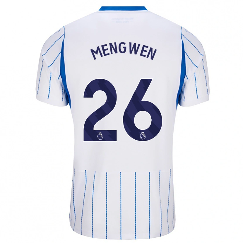 Danxen Mænd Li Mengwen #26 Jægerblå Hvid Udebane Spillertrøjer 2026/27 Trøje T-Shirt