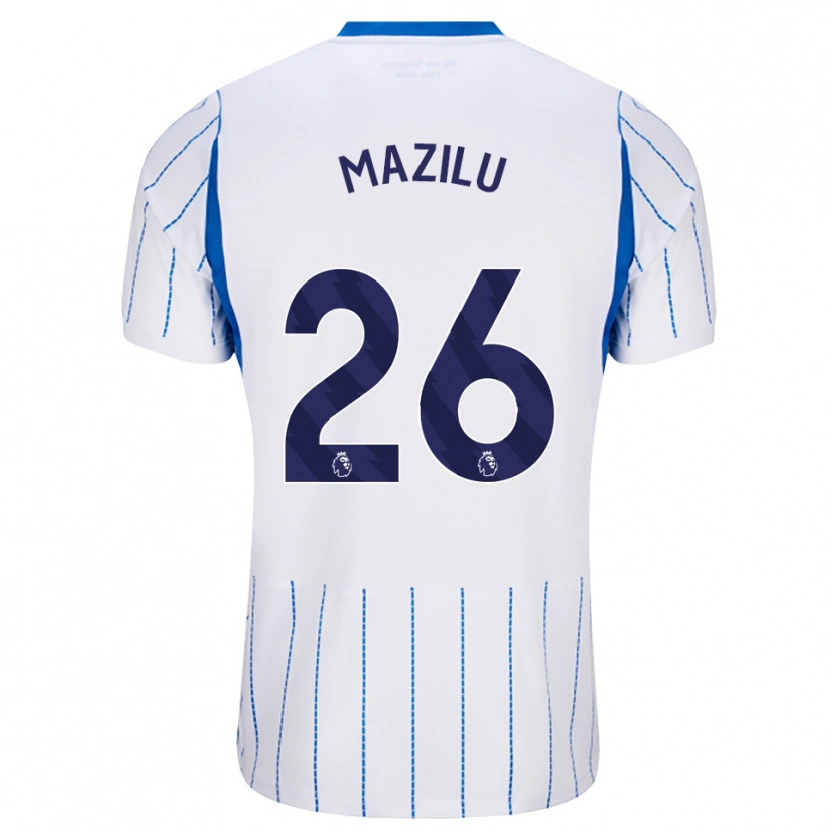Danxen Mænd Adrian Mazilu #26 Jægerblå Hvid Udebane Spillertrøjer 2026/27 Trøje T-Shirt