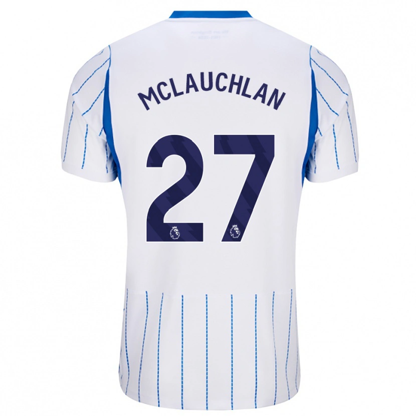 Danxen Mænd Rachel Mclauchlan #27 Jægerblå Hvid Udebane Spillertrøjer 2026/27 Trøje T-Shirt