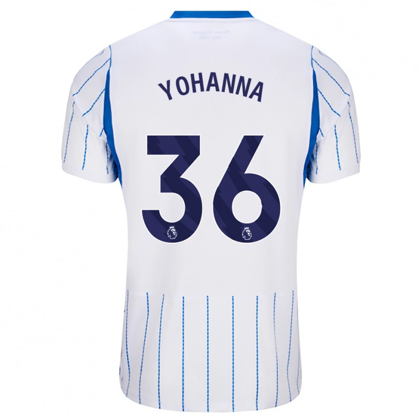 Danxen Mænd Zadok Yohanna #36 Jægerblå Hvid Udebane Spillertrøjer 2026/27 Trøje T-Shirt
