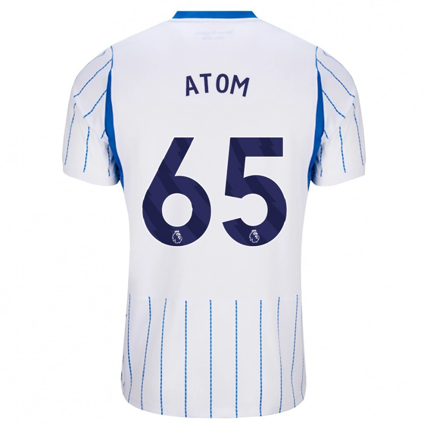 Danxen Mænd Noel Atom #65 Jægerblå Hvid Udebane Spillertrøjer 2026/27 Trøje T-Shirt