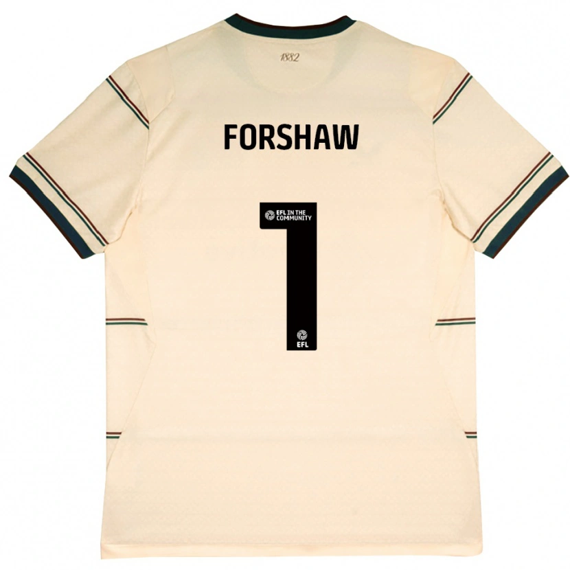 Danxen Mænd Lewis Forshaw #1 Beige Vinrød Udebane Spillertrøjer 2026/27 Trøje T-Shirt