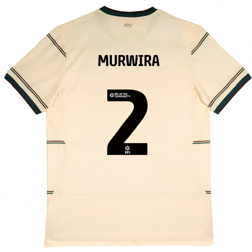 Danxen Mænd Tadi Murwira #2 Beige Vinrød Udebane Spillertrøjer 2026/27 Trøje T-Shirt