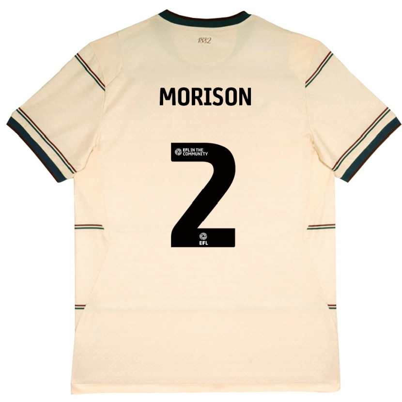 Danxen Mænd Dylan Morison #2 Beige Vinrød Udebane Spillertrøjer 2026/27 Trøje T-Shirt