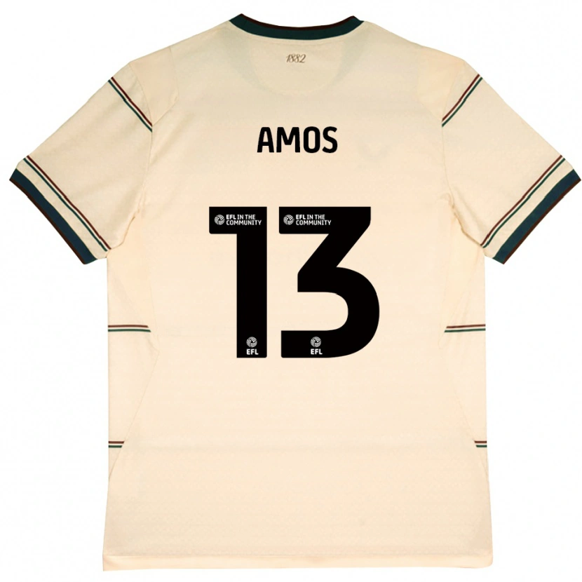 Danxen Mænd Ben Amos #13 Beige Vinrød Udebane Spillertrøjer 2026/27 Trøje T-Shirt