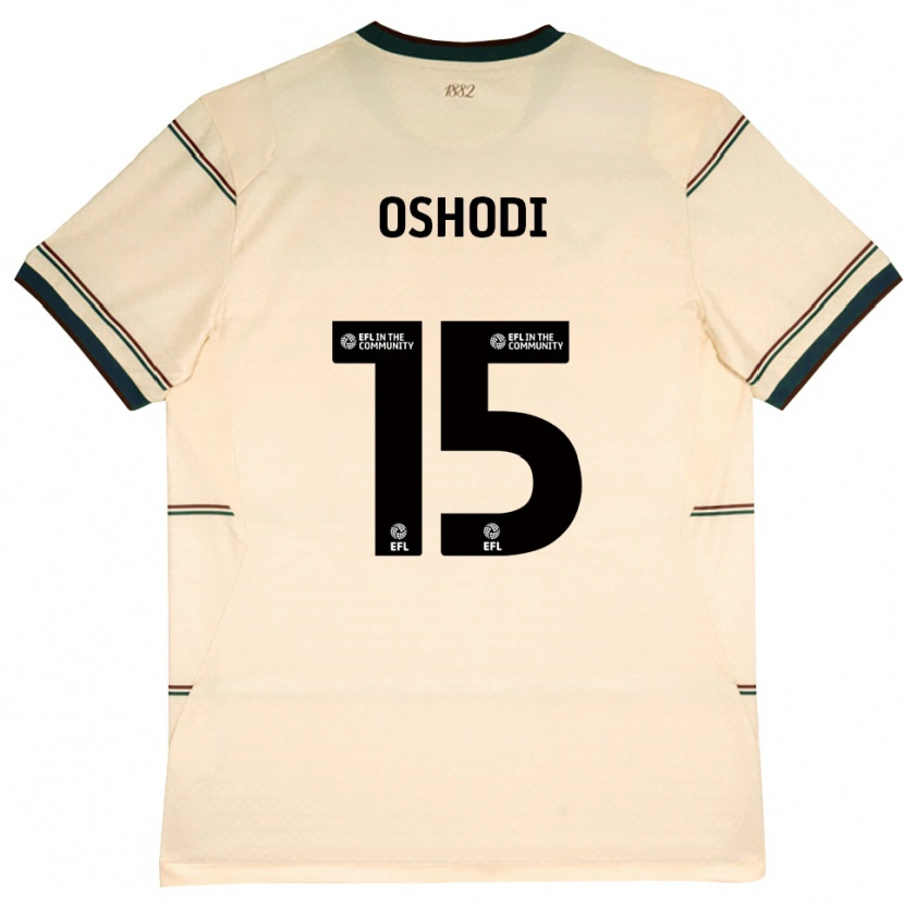 Danxen Mænd Darren Oshodi #15 Beige Vinrød Udebane Spillertrøjer 2026/27 Trøje T-Shirt