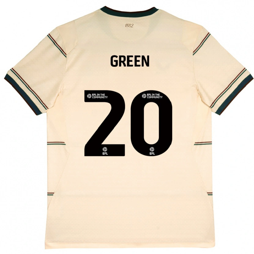 Danxen Mænd Etienne Green #20 Beige Vinrød Udebane Spillertrøjer 2026/27 Trøje T-Shirt