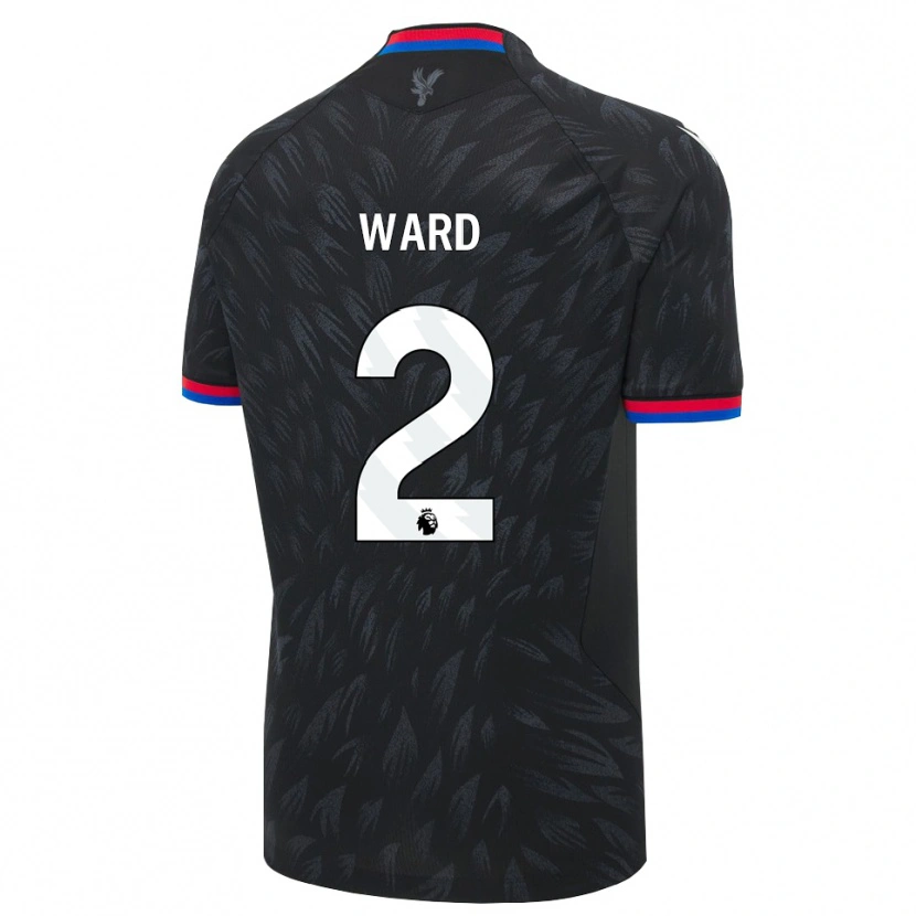 Danxen Mænd Joel Ward #2 Sort Blå Rød Udebane Spillertrøjer 2026/27 Trøje T-Shirt