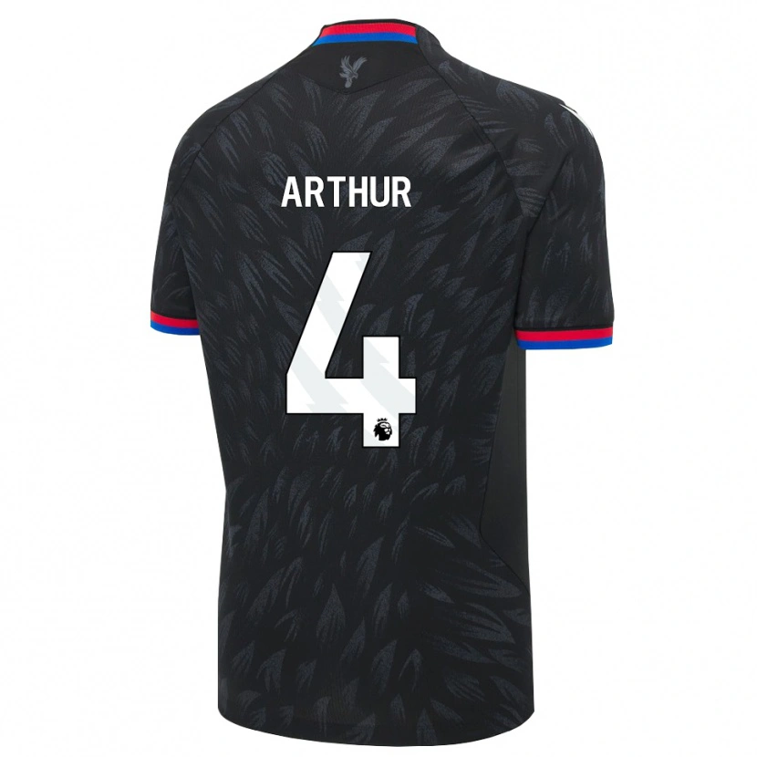 Danxen Mænd Chloe Arthur #4 Sort Blå Rød Udebane Spillertrøjer 2026/27 Trøje T-Shirt