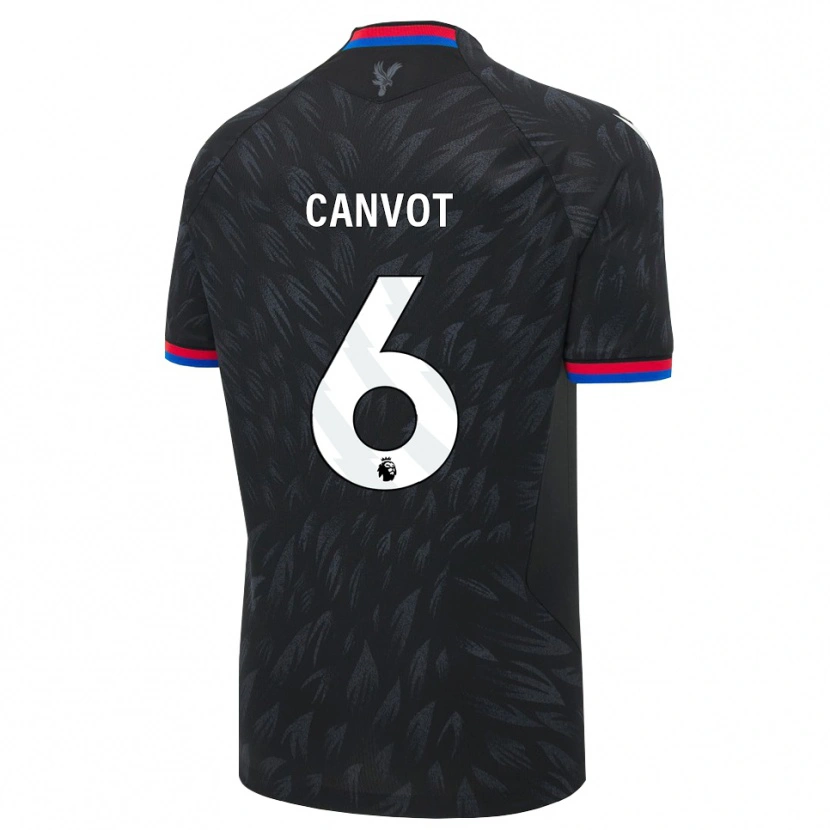 Danxen Mænd Jaydee Canvot #6 Sort Blå Rød Udebane Spillertrøjer 2026/27 Trøje T-Shirt