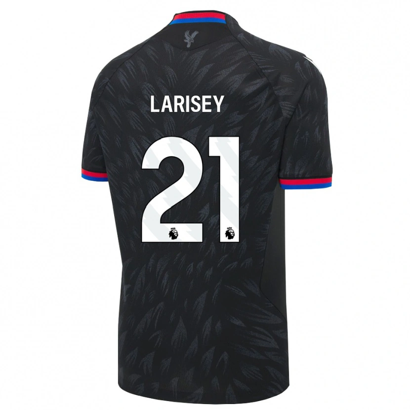 Danxen Mænd Clarissa Larisey #21 Sort Blå Rød Udebane Spillertrøjer 2026/27 Trøje T-Shirt