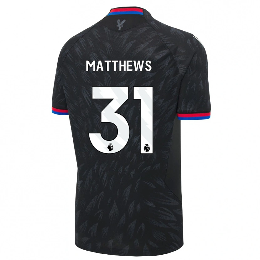 Danxen Mænd Remi Matthews #31 Sort Blå Rød Udebane Spillertrøjer 2026/27 Trøje T-Shirt