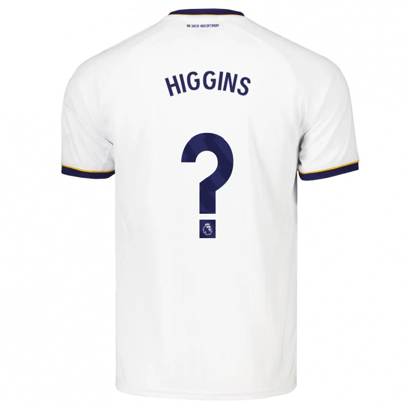 Danxen Mænd Liam Higgins #0 Midnatsblå Hvid Gul Udebane Spillertrøjer 2026/27 Trøje T-Shirt