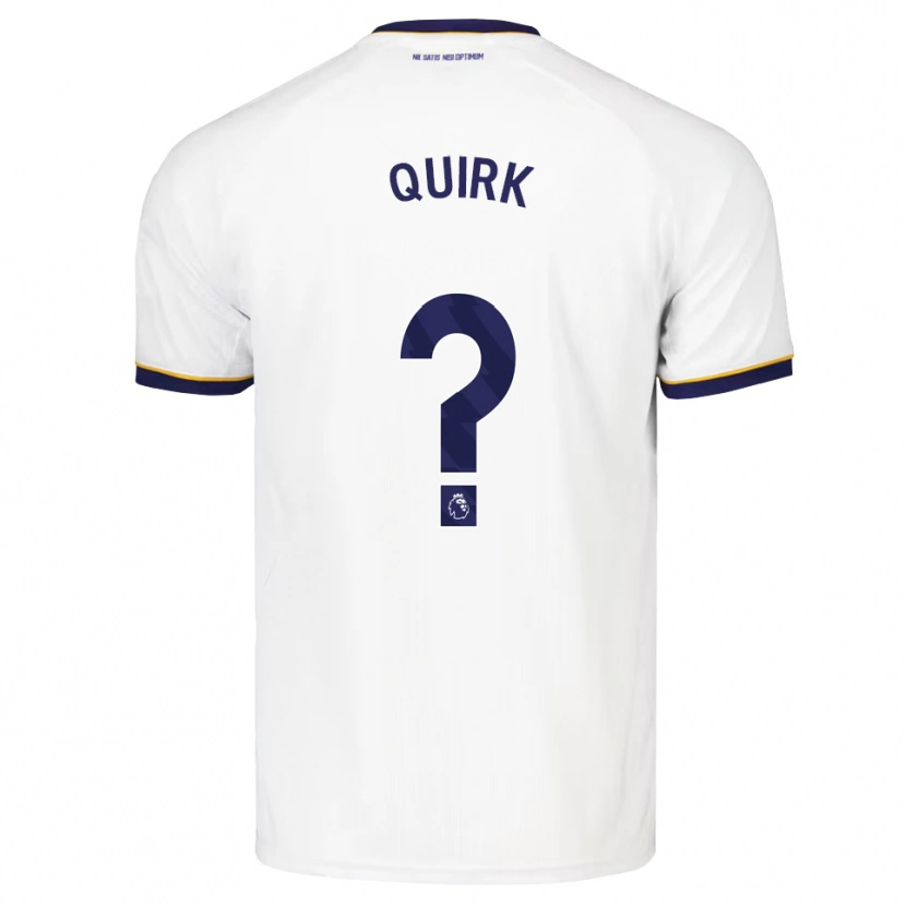 Danxen Mænd Sebastian Quirk #0 Midnatsblå Hvid Gul Udebane Spillertrøjer 2026/27 Trøje T-Shirt