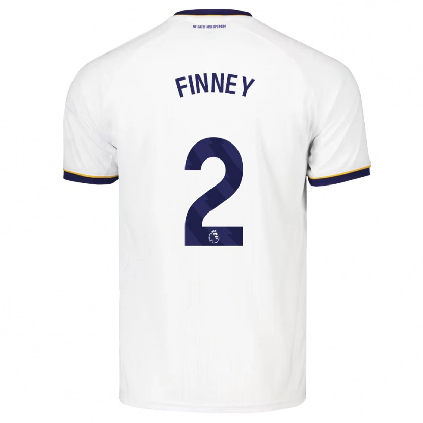 Danxen Mænd George Finney #2 Midnatsblå Hvid Gul Udebane Spillertrøjer 2026/27 Trøje T-Shirt