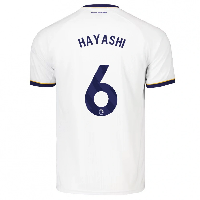 Danxen Mænd Honoka Hayashi #6 Midnatsblå Hvid Gul Udebane Spillertrøjer 2026/27 Trøje T-Shirt
