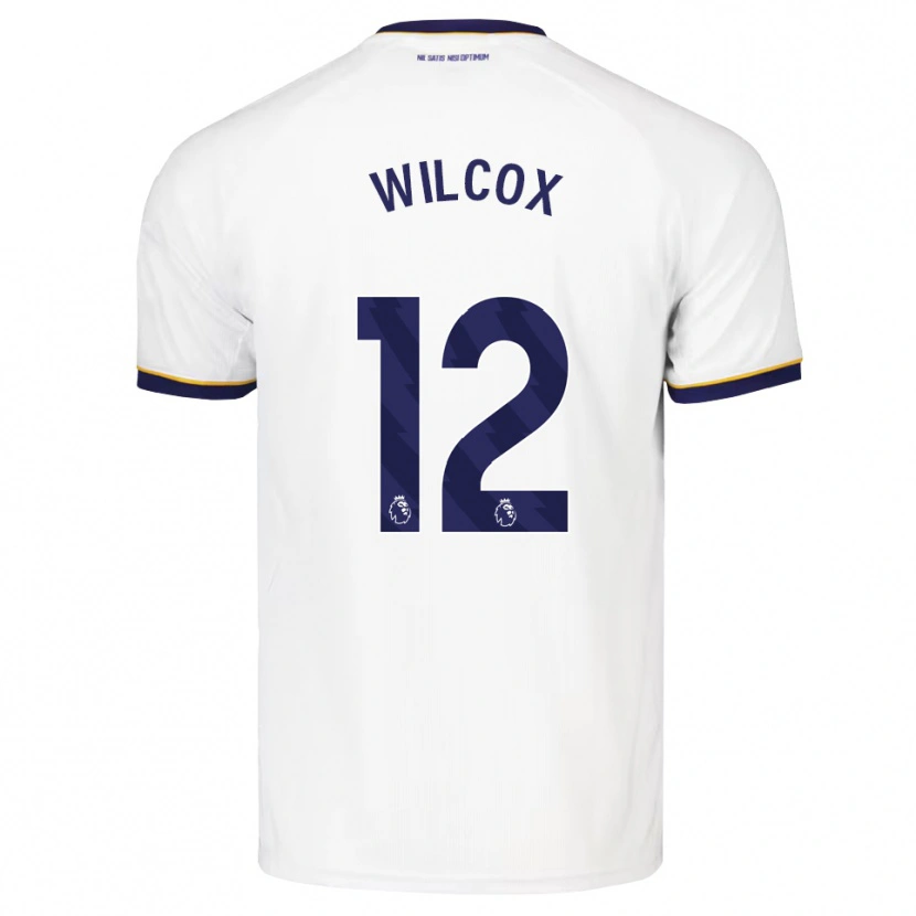 Danxen Mænd Ted Wilcox #12 Midnatsblå Hvid Gul Udebane Spillertrøjer 2026/27 Trøje T-Shirt