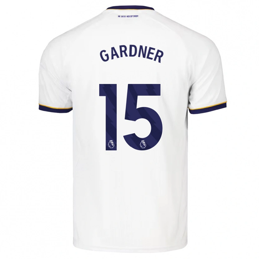 Danxen Mænd Luis Gardner #15 Midnatsblå Hvid Gul Udebane Spillertrøjer 2026/27 Trøje T-Shirt