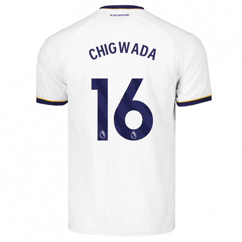 Danxen Mænd Josh Chigwada #16 Midnatsblå Hvid Gul Udebane Spillertrøjer 2026/27 Trøje T-Shirt
