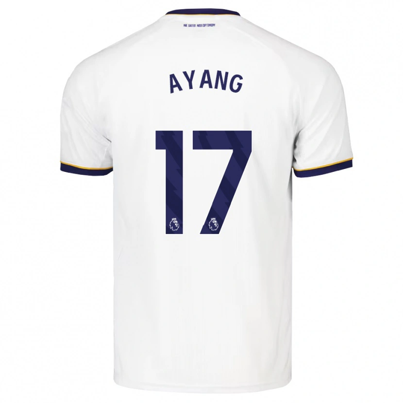 Danxen Mænd Godswill Ayang #17 Midnatsblå Hvid Gul Udebane Spillertrøjer 2026/27 Trøje T-Shirt